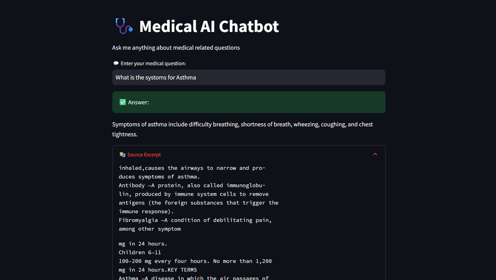 AI Doctor RAG System